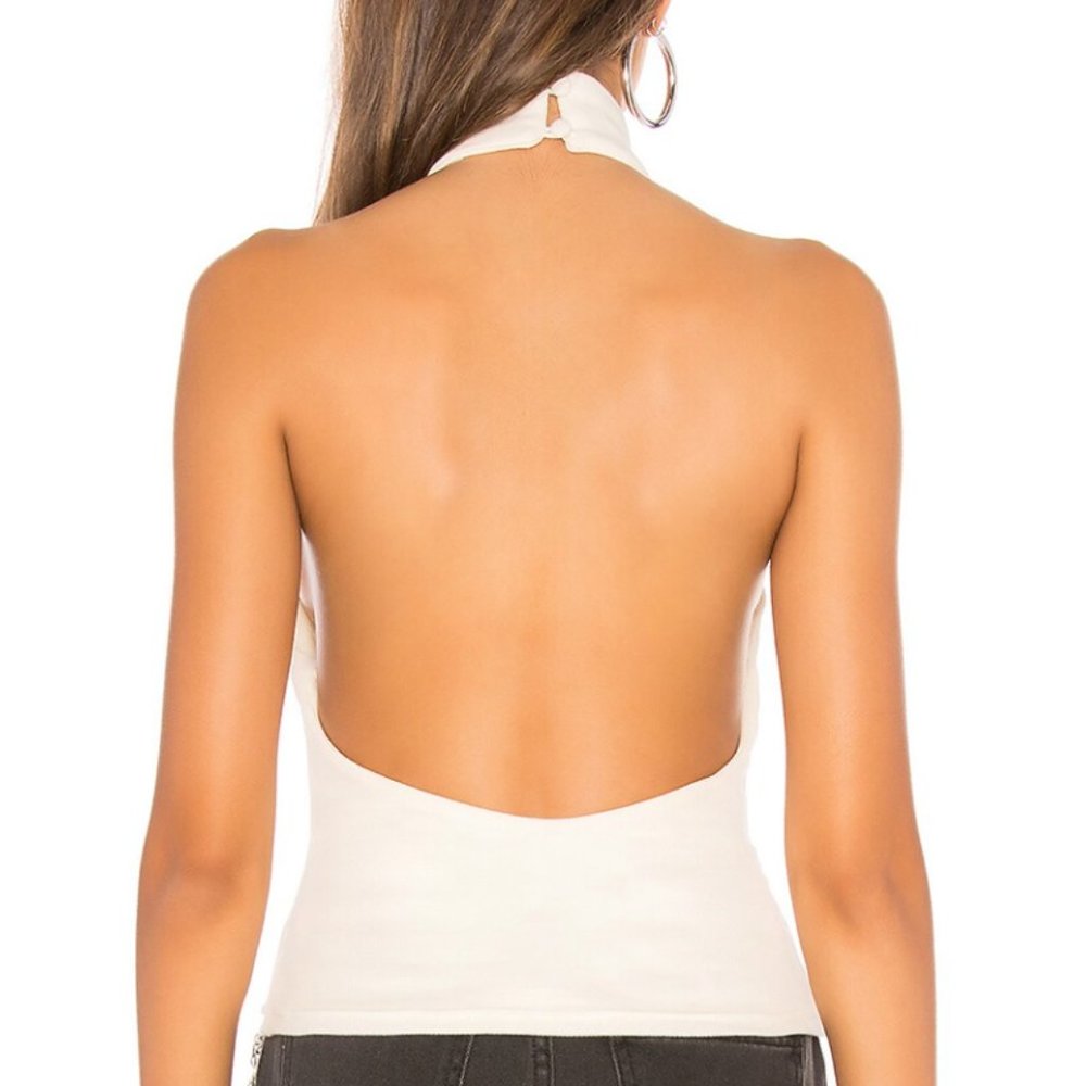 Revolve Ribbed Halter Top - Picture 2 of 5